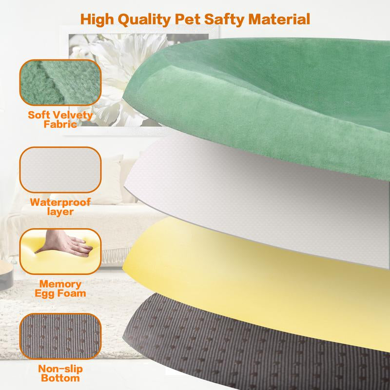 Pamper Your Pets with Our Orthopedic Waterproof Couch Bed - Ultimate Comfort for Dogs & Cats with Memory Foam and Non-Slip Design!