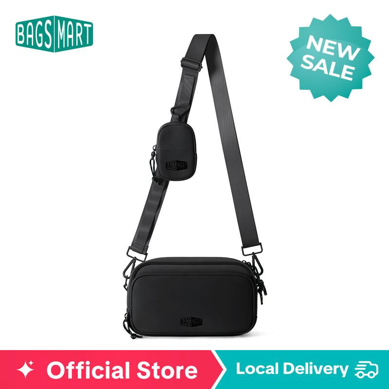 Discover the Versatile BAGSMART REIKI 2.2L RFID Crossbody Bag ā Perfect for Workouts and City Adventures!