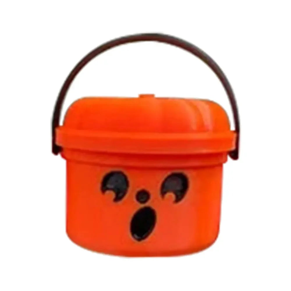 Halloween Pumpkins Small Bucket Cute Pumpkin Trick Bucket for Party Favors Halloween Party Holiday Decorations Accessories