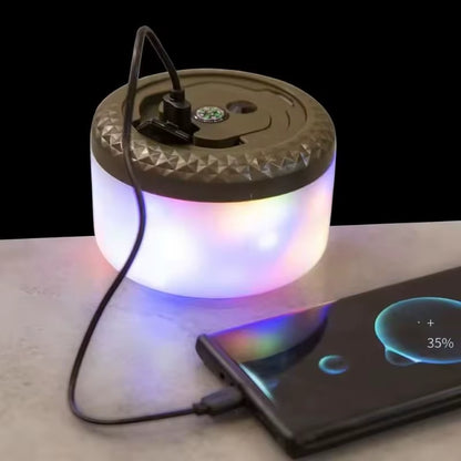 Camping Light String Outdoor Light String Durable Waterproof USB Charging Portable Camping Light Suitable for Courtyard Hiking