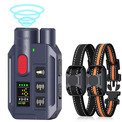 Ultimate 3300Ft Dog Shock Collar - 2-In-1 Ultrasonic Training System with Remote for Dogs 8-150Lbs - Rechargeable, Waterproof, and Safe Training Modes