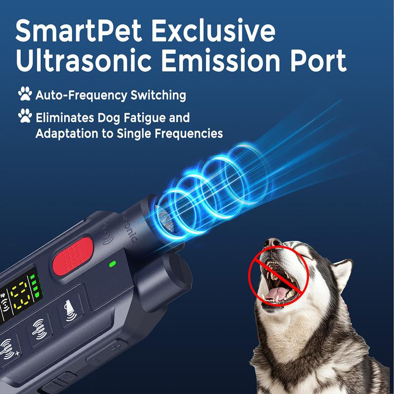 Ultimate 3300Ft Dog Shock Collar - 2-In-1 Ultrasonic Training System with Remote for Dogs 8-150Lbs - Rechargeable, Waterproof, and Safe Training Modes