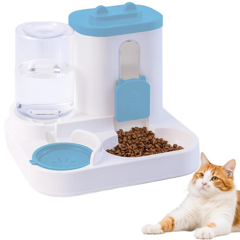 Ultimate Automatic Cat Feeder and Water Dispenser Set - Perfect for Small to Medium Pets with Large Capacity Food Bowl!