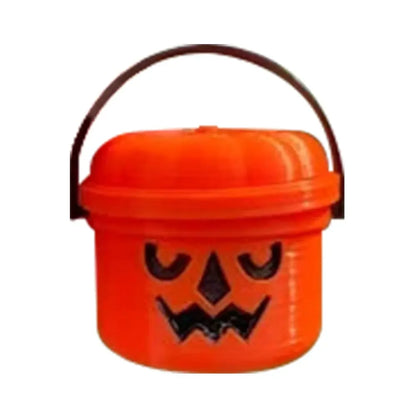 Halloween Pumpkins Small Bucket Cute Pumpkin Trick Bucket for Party Favors Halloween Party Holiday Decorations Accessories