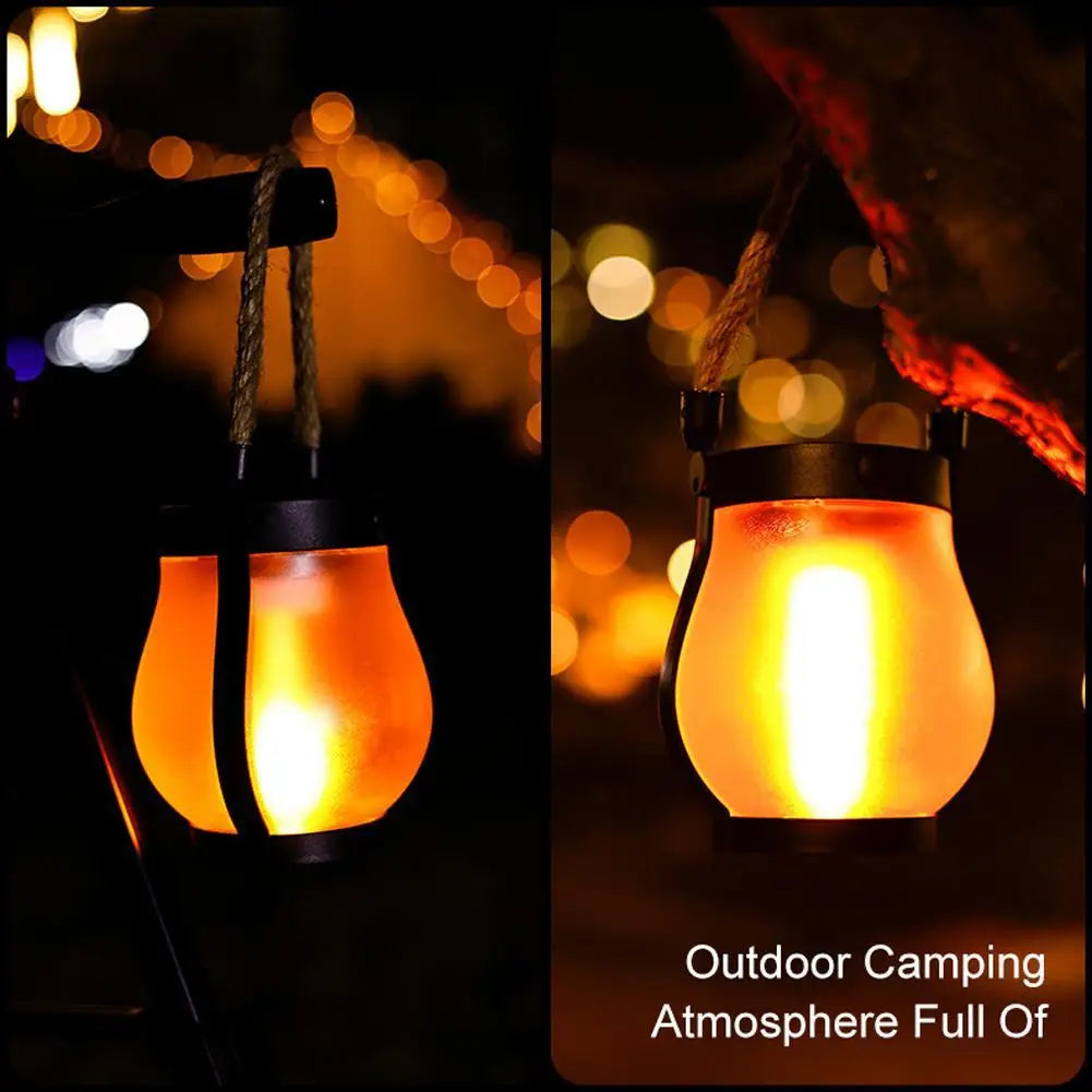 Illuminate Your Outdoors with the Solar Flame Lamp – Rechargeable Hanging Lantern for Perfect Garden Ambiance!