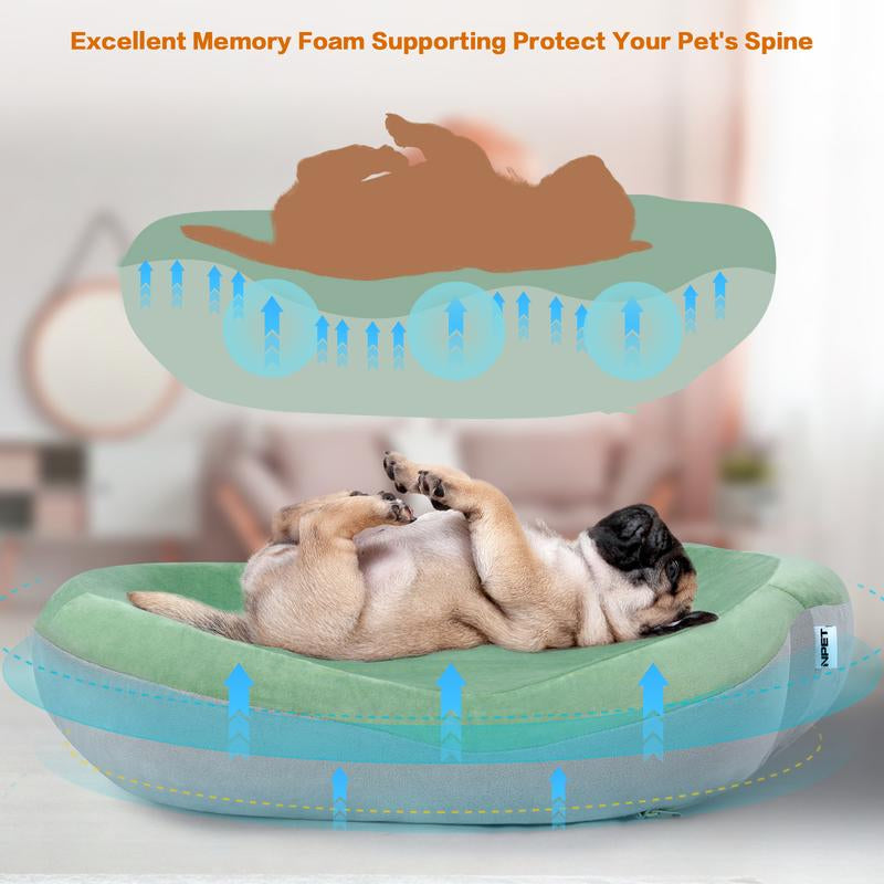 Pamper Your Pets with Our Orthopedic Waterproof Couch Bed - Ultimate Comfort for Dogs & Cats with Memory Foam and Non-Slip Design!