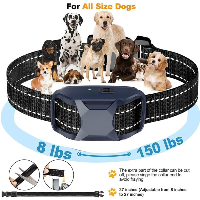 Ultimate 3300Ft Dog Shock Collar - 2-In-1 Ultrasonic Training System with Remote for Dogs 8-150Lbs - Rechargeable, Waterproof, and Safe Training Modes